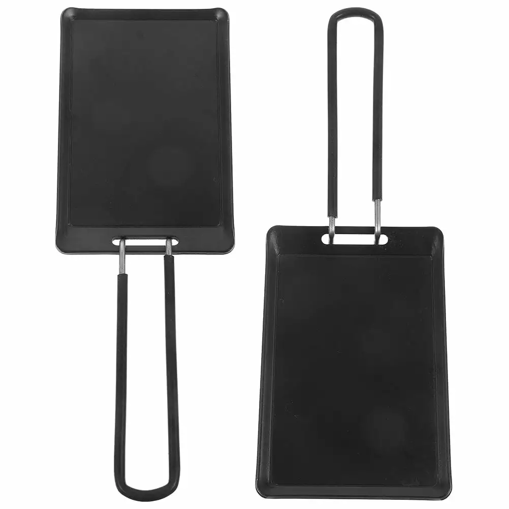 2 Pcs Veggie Tray Keep Food Hot Outdoor Grill Bbq Rectangle Stainless Steel Fabric Individual LANG