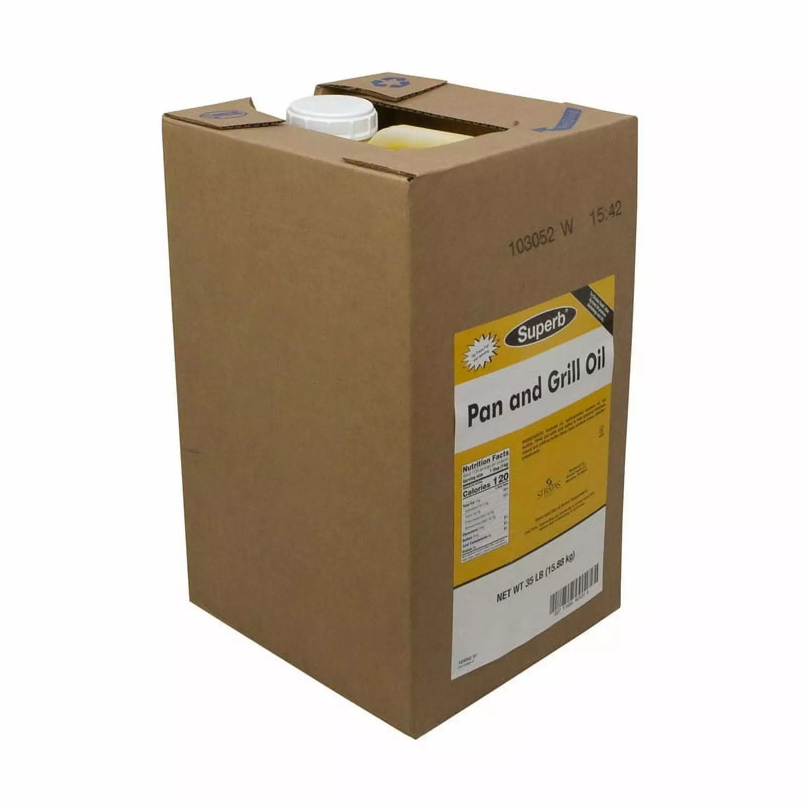 Commodity Pan & Grill 35 Pounds Per Pack - 1 Per Case - Heavy Duty Grill Pan Commodity Shortening & Oils