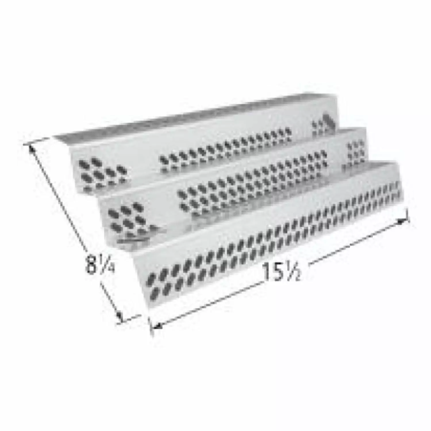 BBQ Grill Heat Plate Synergistic American Grills 15.5 x 8.25 Inches DIY