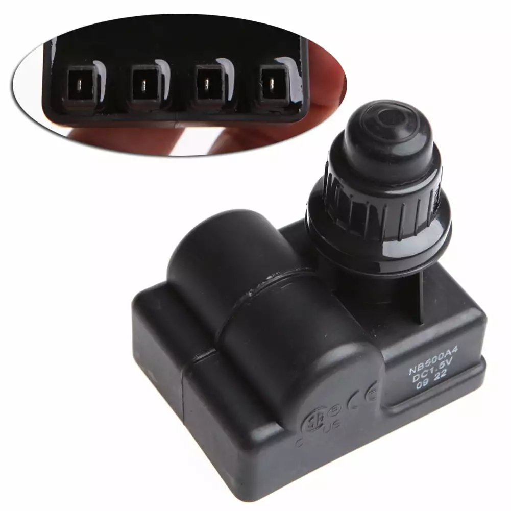 JUNTEX BBQ Gas Grill Replacement 4 Outlet AA Battery Push Button Ignitor Igniter