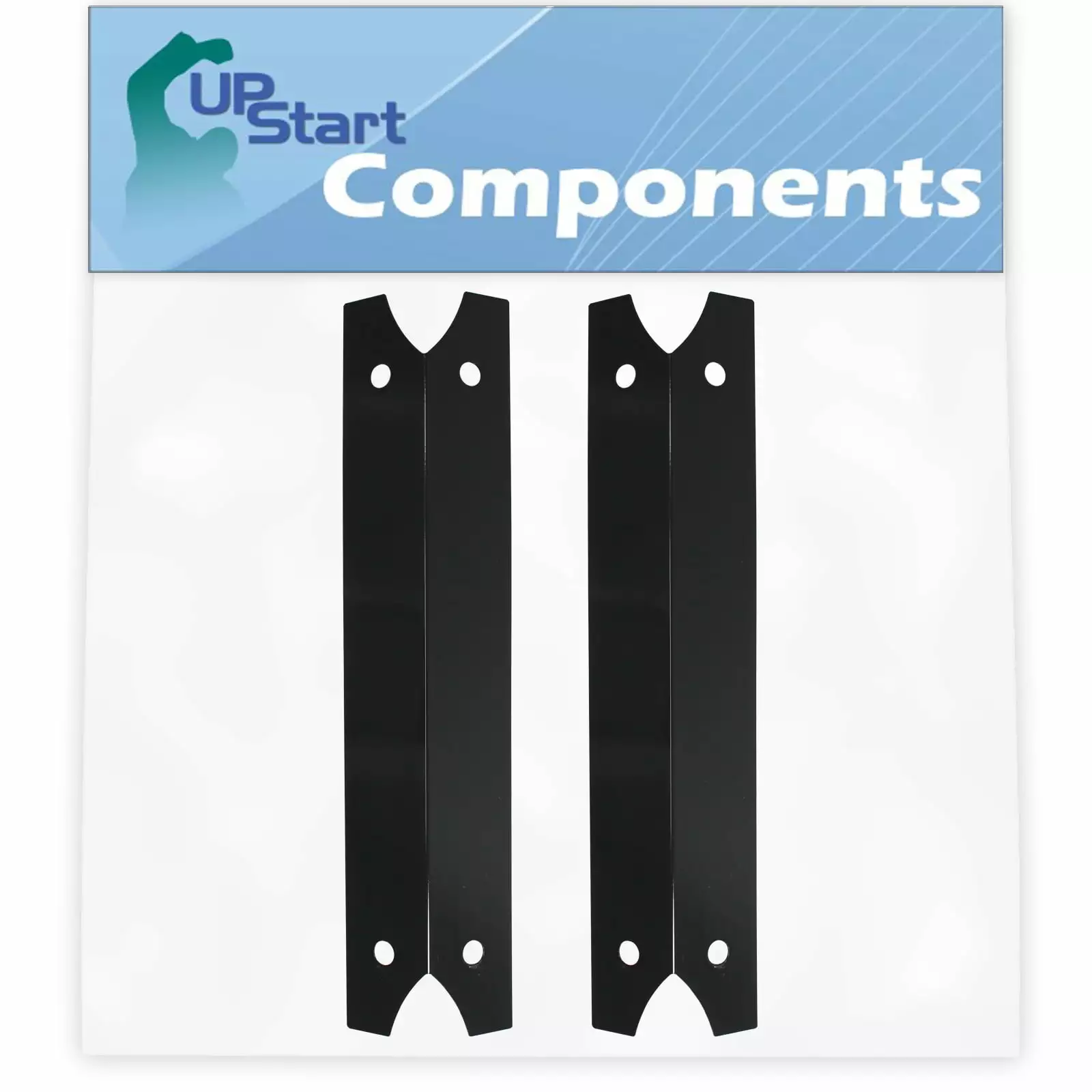 2-Pack BBQ Grill Heat Shield Plate Tent Replacement Parts Brinkmann 810-8533-S UpStart Components