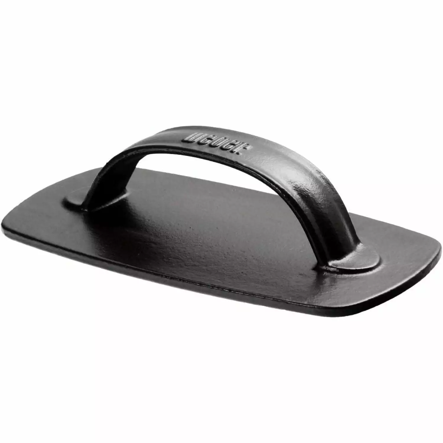HElectQRIN 6479 Grill Press Cast Iron Round Heavy Duty BBQ Burger Steak Weight
