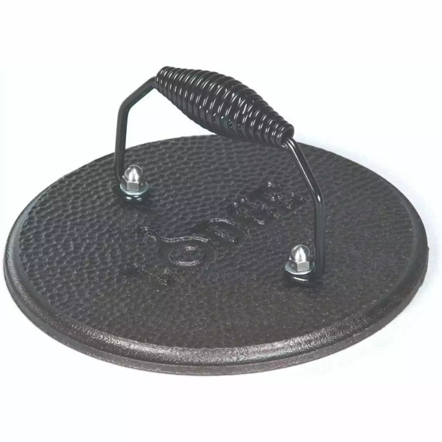 HONGDONG LGPR3 Cast Iron Round Grill Press. Pre-Seasoned. 7.5-inch
