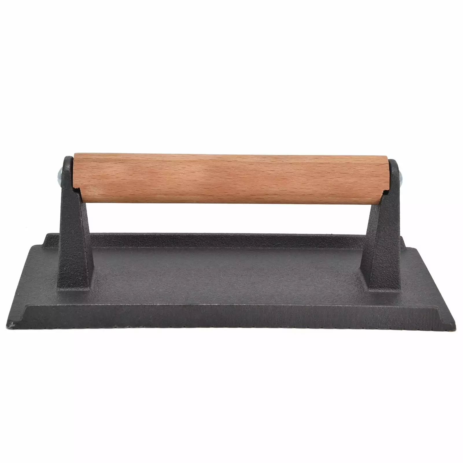 Cast Iron Grill Press BBQ Burgers Bacon Sturdy Handle and Even Heating ZUISDAHFGBHG