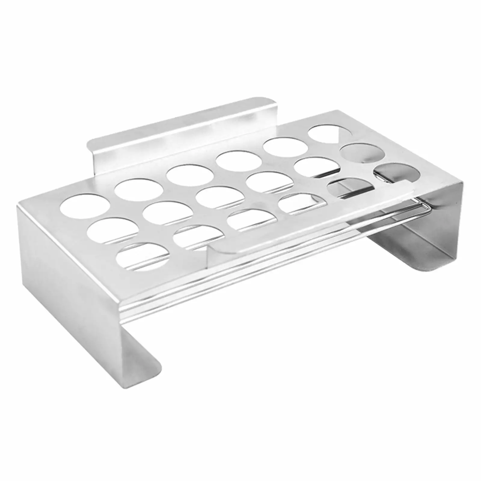 TINYSOME Stainless Steel Pepper Roasting Rack 18 Hole Capacity Jalapeno Popper Griller BBQ Accessories