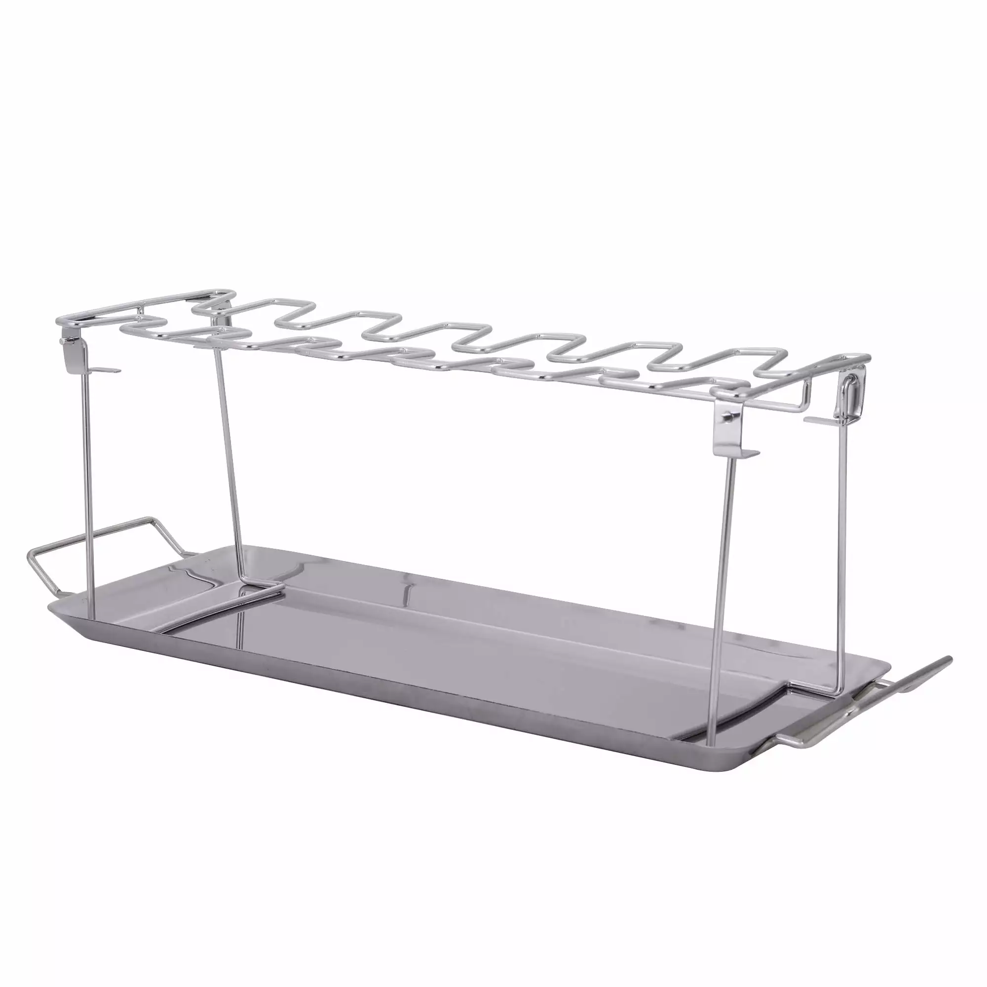 14 Slots Stainless Steel Chicken Wing Rack Smoker and Grill Auccyt