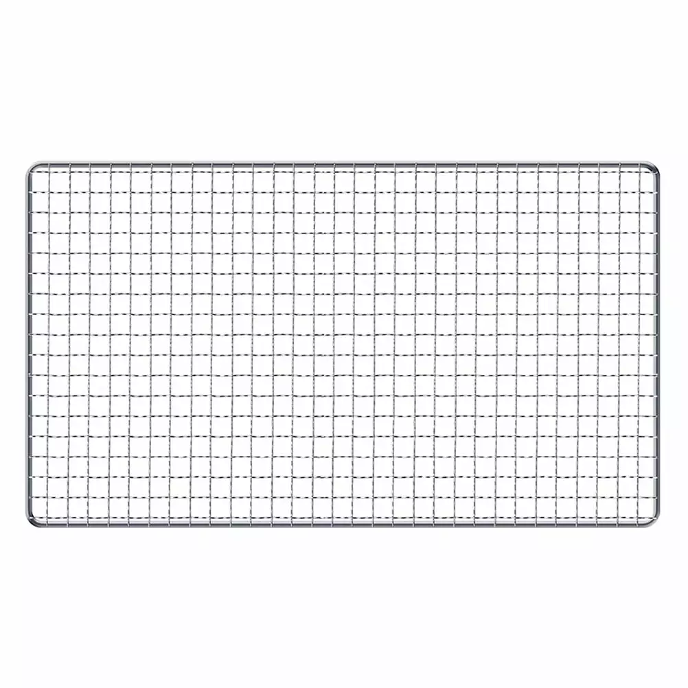 1pc Stainless Steel BBQ Grill Mesh Barbecue Meshes Racks Practical Grid Net Homemaxs
