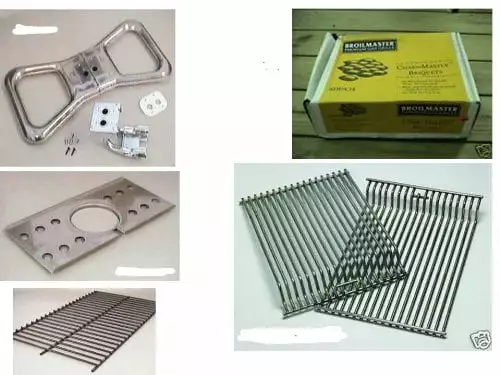 Broilmaster 4 Series Gas Grill Reconstruct Kit Burner Cooking Grate Briquette