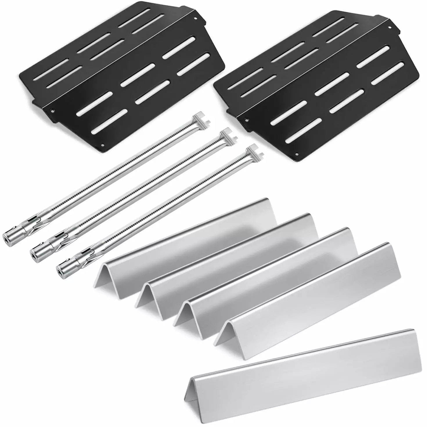 Weber Genesis Grill Parts Kit 7620 Flavorizer Bars 65505 Heat Deflector 62752 Burner Tube E-310 E-320 E-330 Quickflame