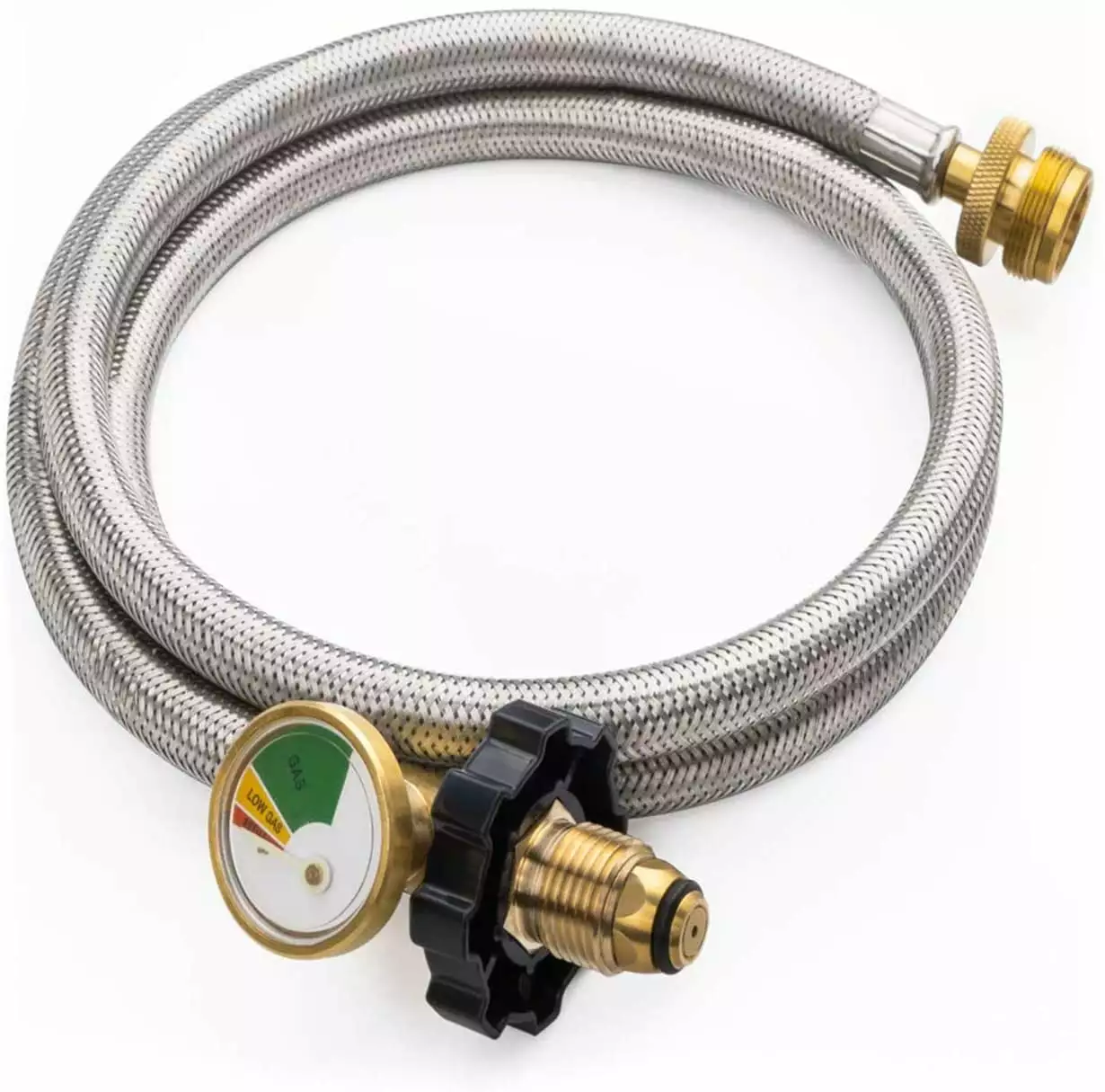5ft Propane Modifyer Hose Gauge 20lb Propane Tanks and 1lb Appliances Generic