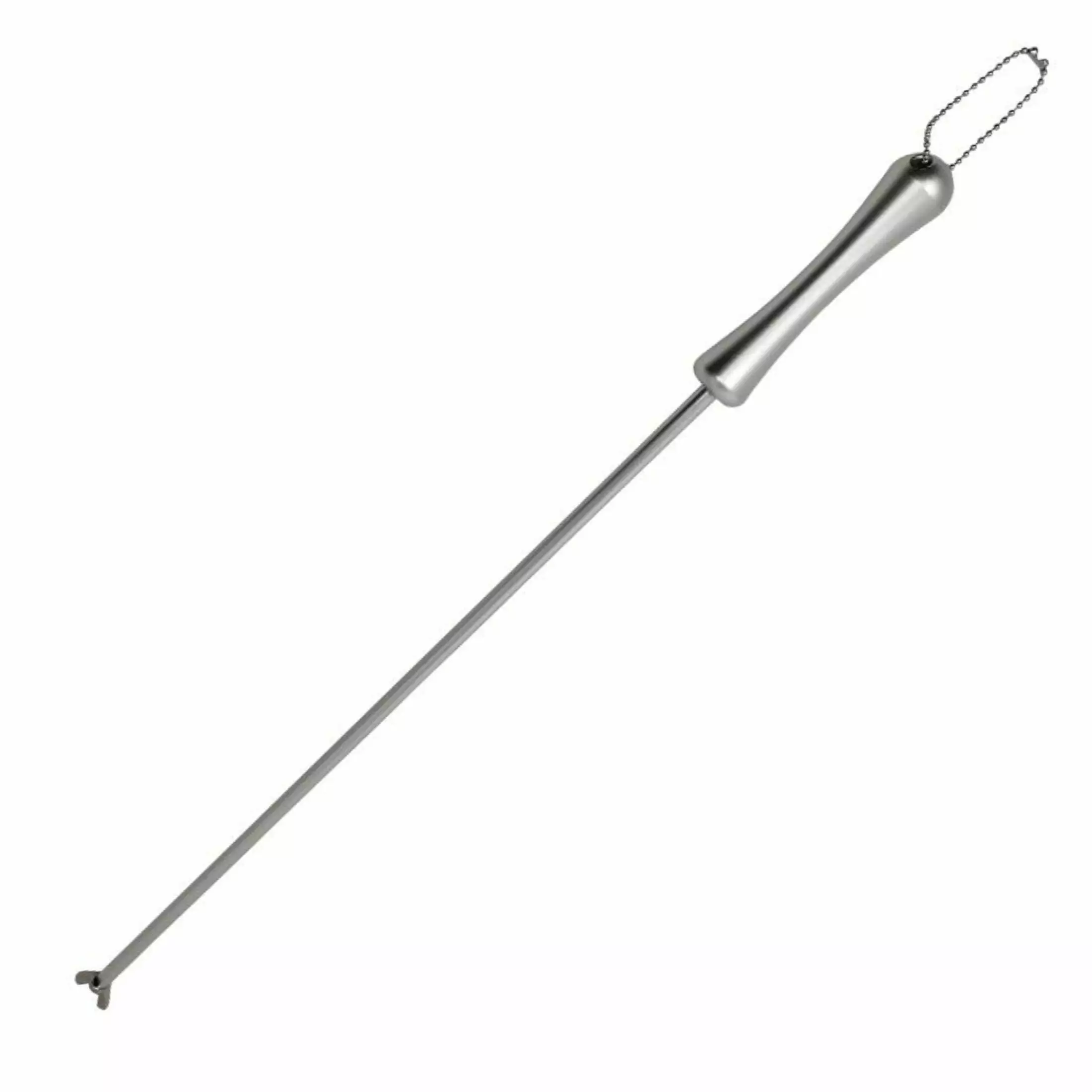 Sage Owl Anodized Aluminum Handle 17'' Grill Scraper Tool Cooking BBQ Scraper Cleaning Brush