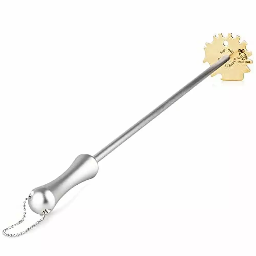 Sage Owl Bristle Free BBQ Grill Scraper 17 Inch Handle