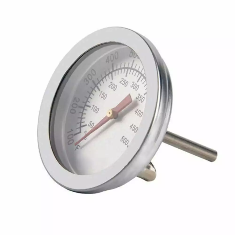 50~500 Stainless Steel Grill Thermometer Smoker BBQ Smoker Meat Thermometer LLDI