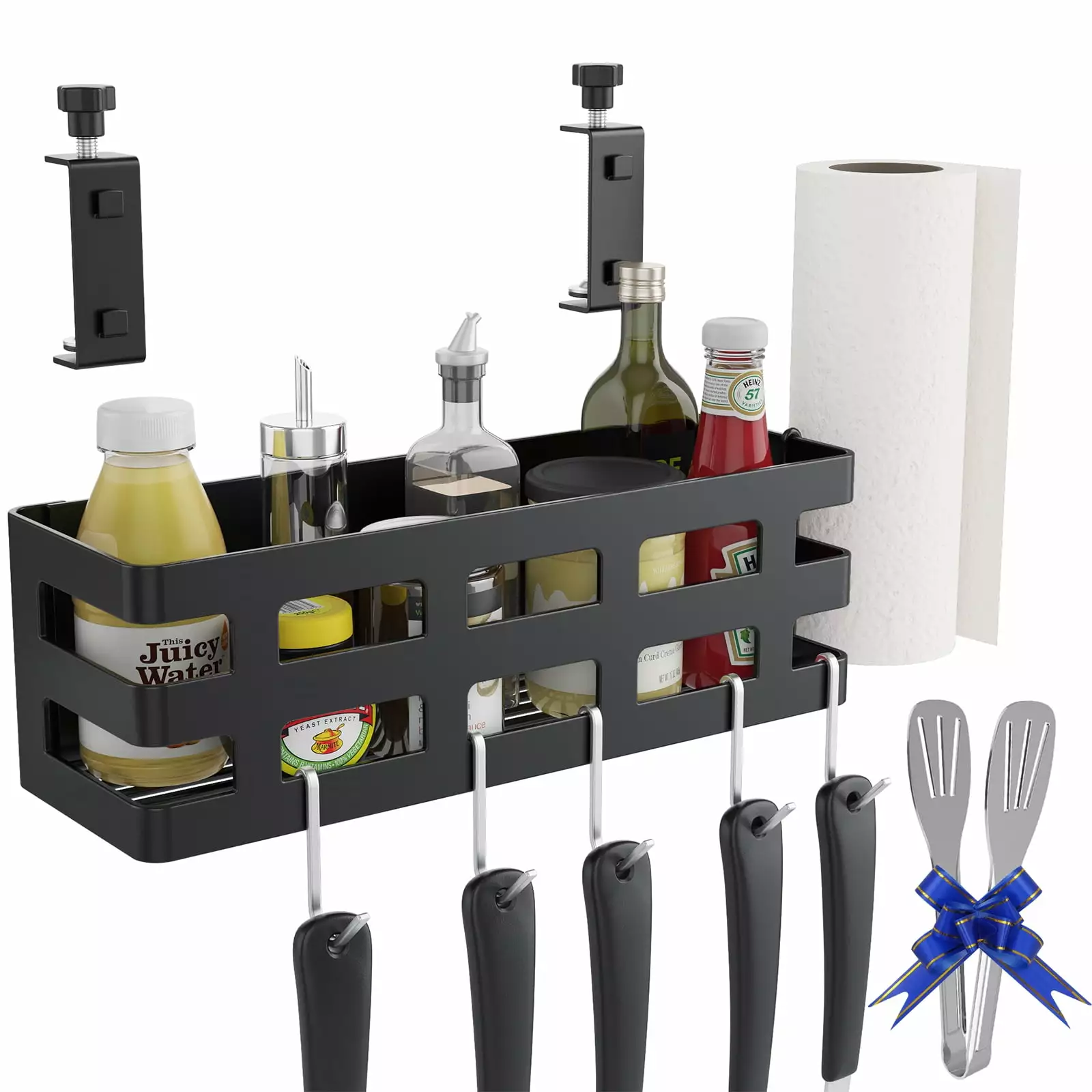 Griddle Caddy Blackstone 28/36/22/17 inch Universal BBQ Grill Caddy Paper Towel Holder and 9 Tong Besititli