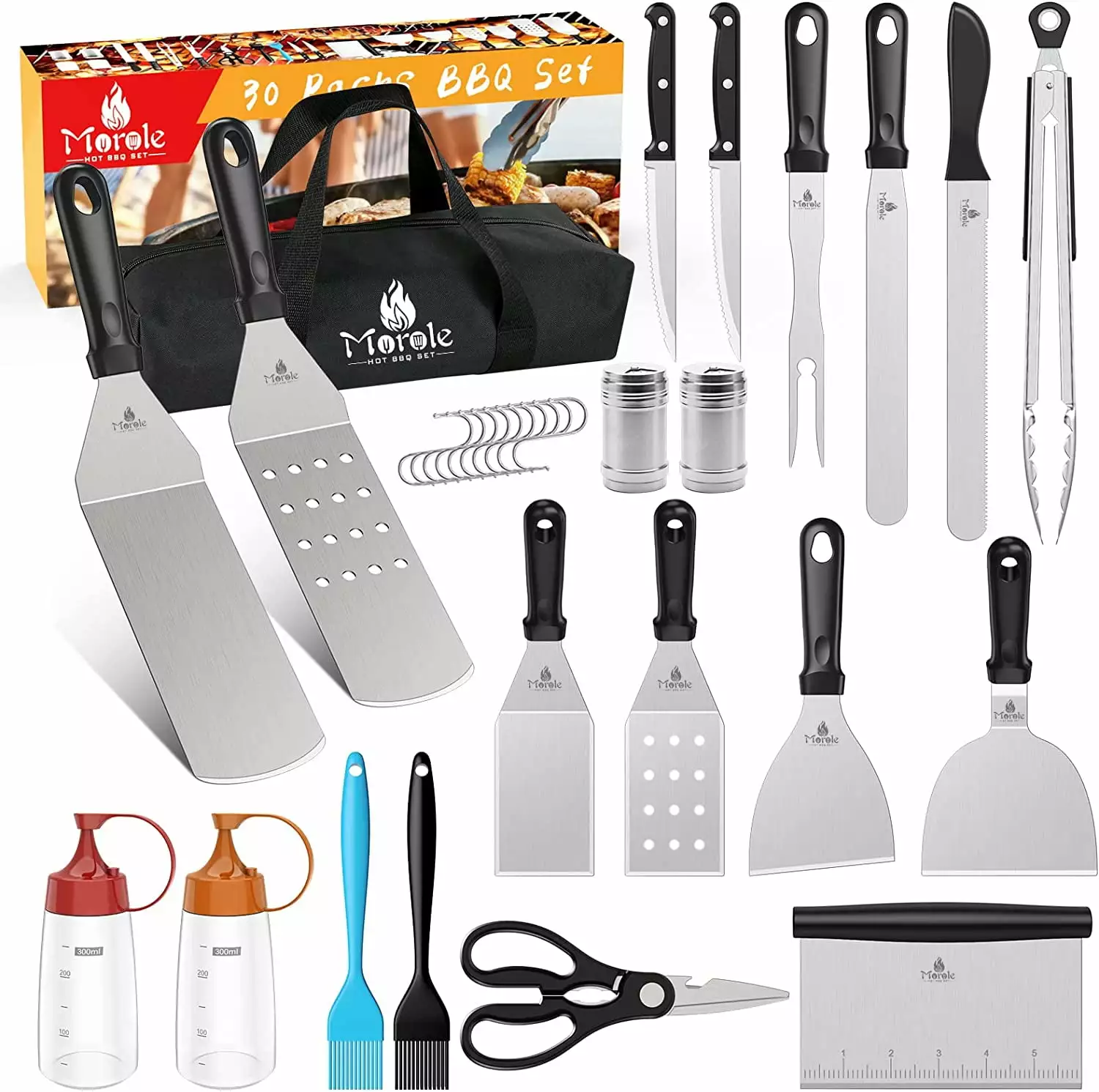 Morole 22-Piece Griddle Accessories Kit Blackstone and Camp Chef Spatulas