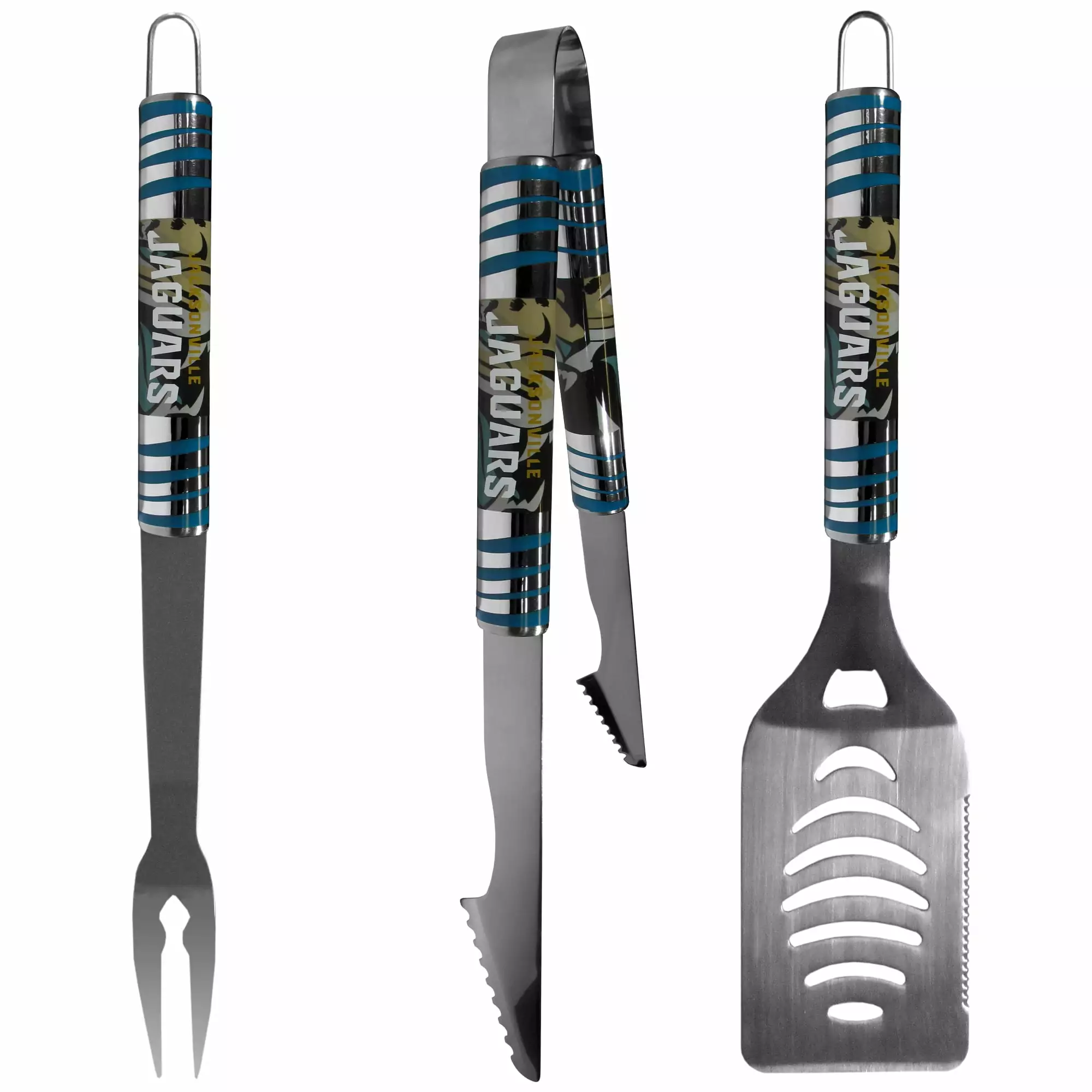 Siskiyou NFL Jacksonville Jaguars 3-Piece Tailgater BBQ Set Fans