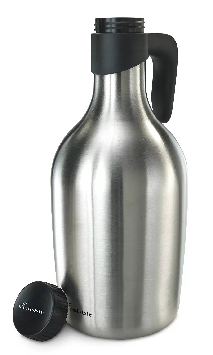 Rabbit W4720 Stainless Steel Metallic Growler 11H x 4-1/2W 64 oz