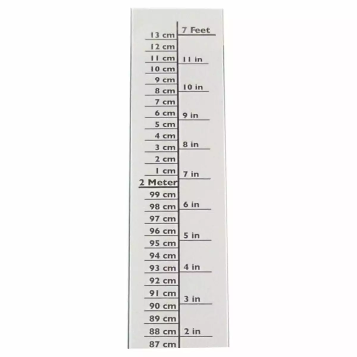Pedia Pals 7' Height Chart Height Measurement Growth Chart Ruler Children Room PediaPals