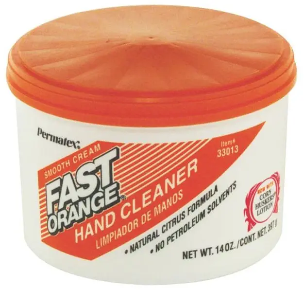 Fast Orange 33013 Hand Cleaner 14 Oz Pumice Formula Tough Grease and Dirt