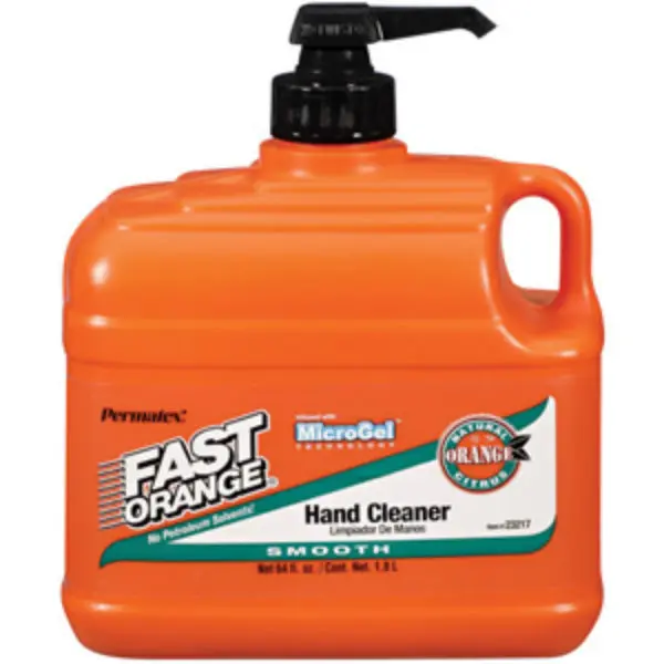 Fast Orange 23217 Smooth Lotion Hand Cleaner Pump 64 Oz Tough Grease and Grime