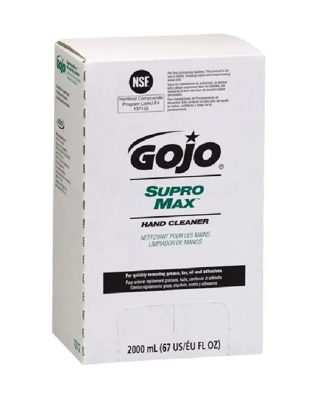 Go-Jo 7272-04 Gojo Supro Max Hand Cleaner 2000 Ml Industrial Strength Soap