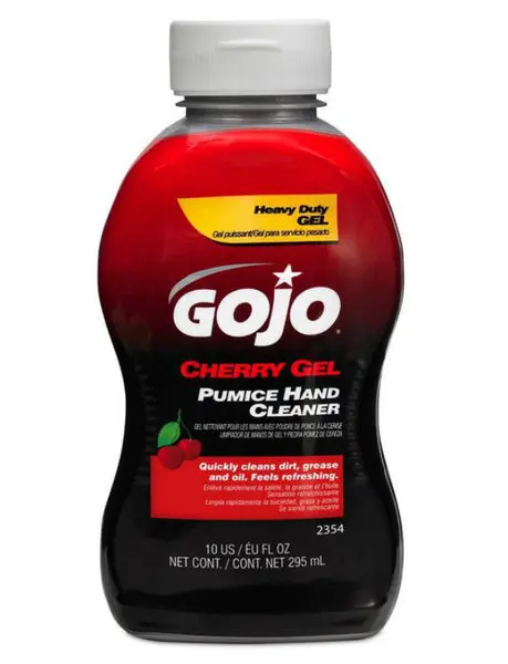 Gojo 2354-08 Cherry Gel Pumice Hand Cleaner 10 Oz Tough Grease and Dirt