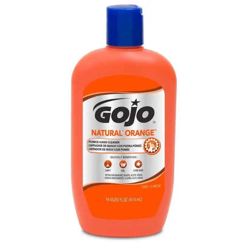 Gojo Natural Orange Scent Pumice Hand Cleaner 14 oz Pack 12
