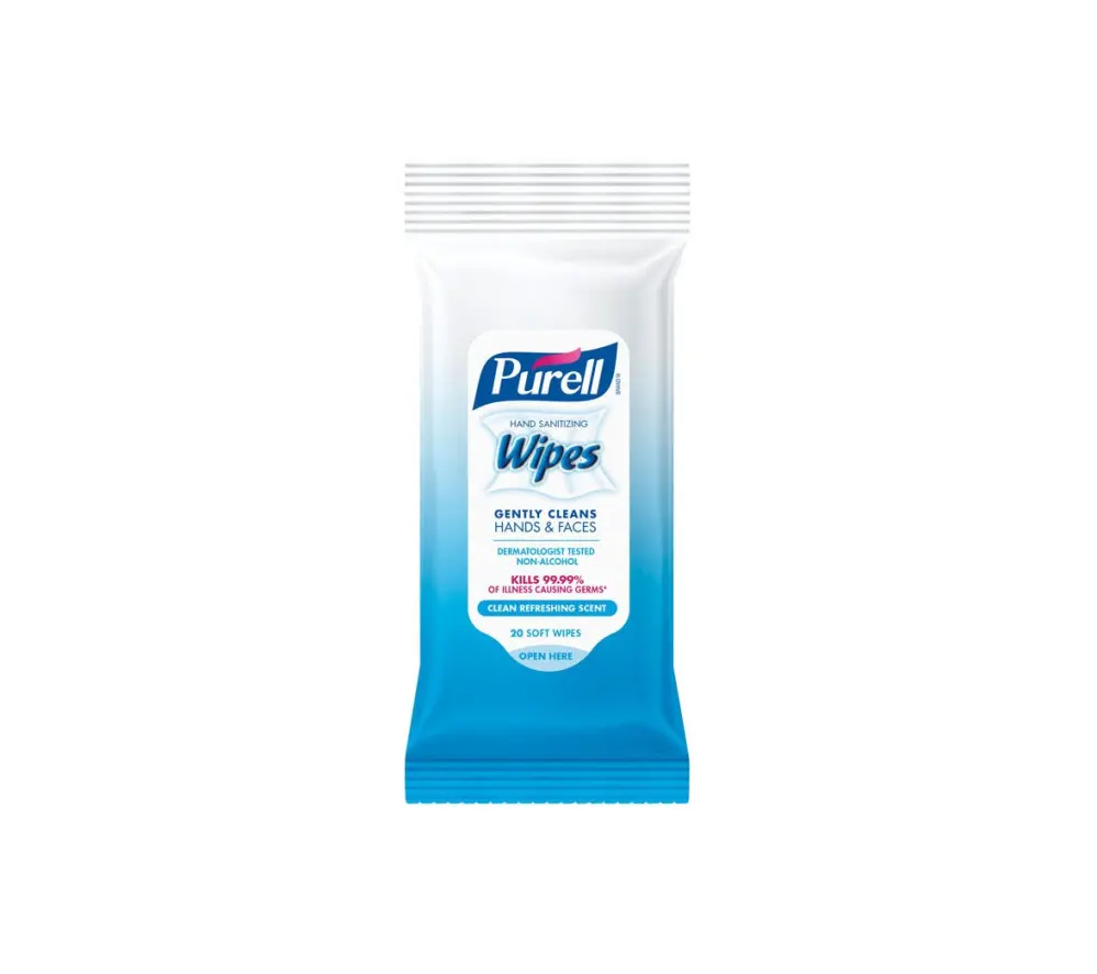 Purell 9124-28-CMR Liquid Hand Sanitizing Wipes Fresh Scent 1 Oz