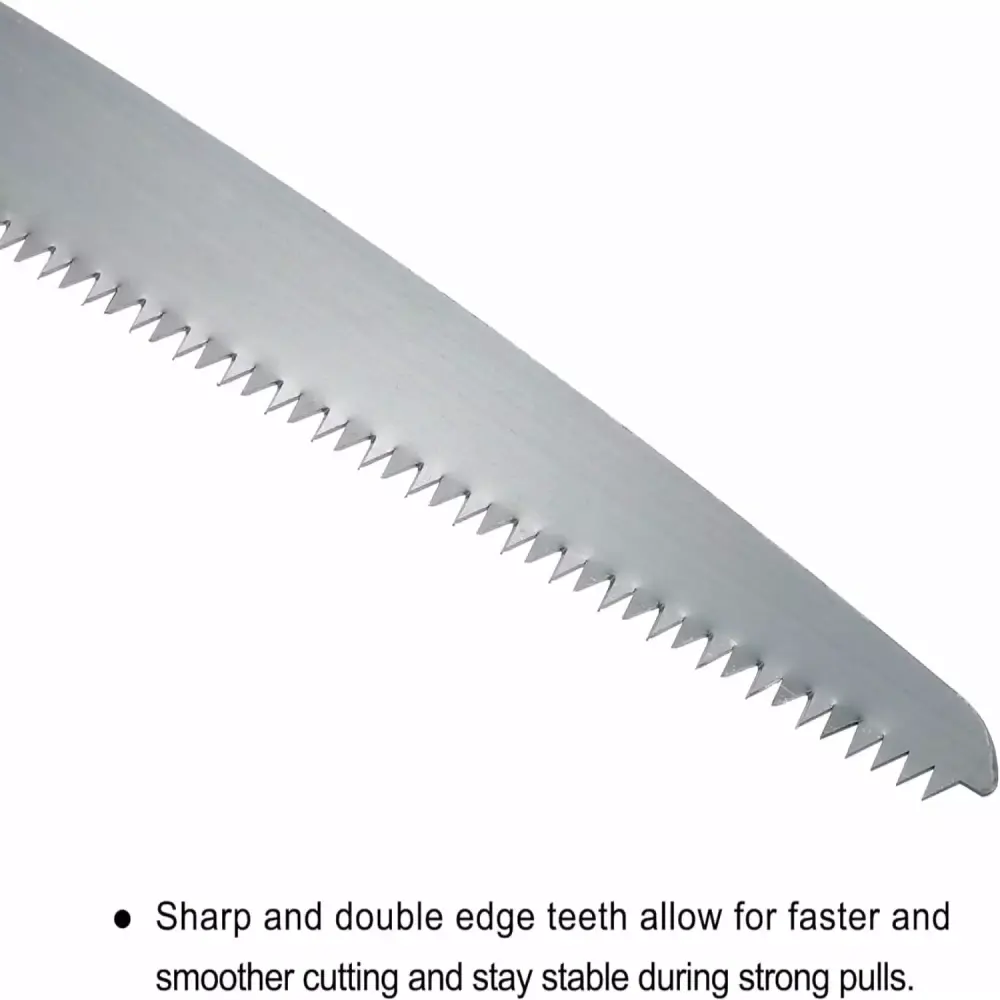 Dependable Set 2 Sturdy Straight Blade Hand Saws Gardening and Woodcutting
