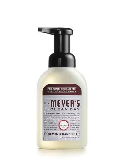 Mrs Meyers Clean Day Foaming Hand Soap Lavender Scent 10 Oz Refillable