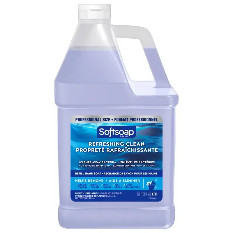 Softsoap Fresh Scent Liquid Hand Soap 1 Gallon Refill Pack 4