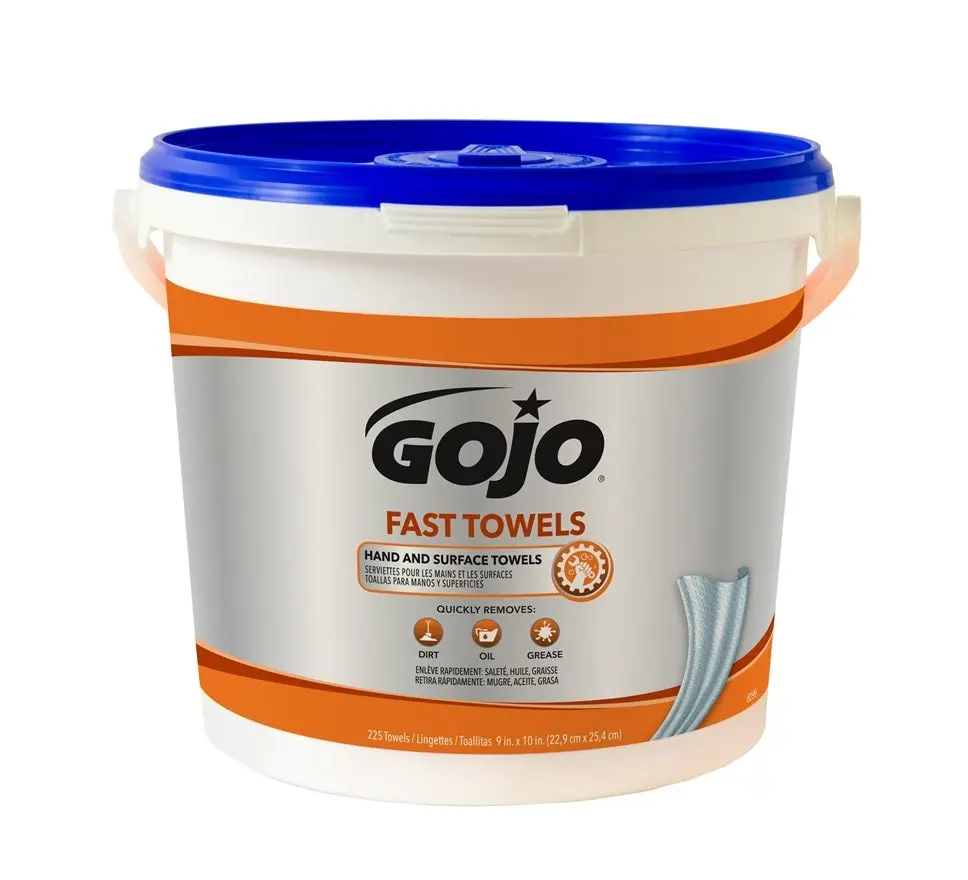 Gojo 6299-02 Fresh Citrus Scent Fast Towels 225 Count Hand Cleaning