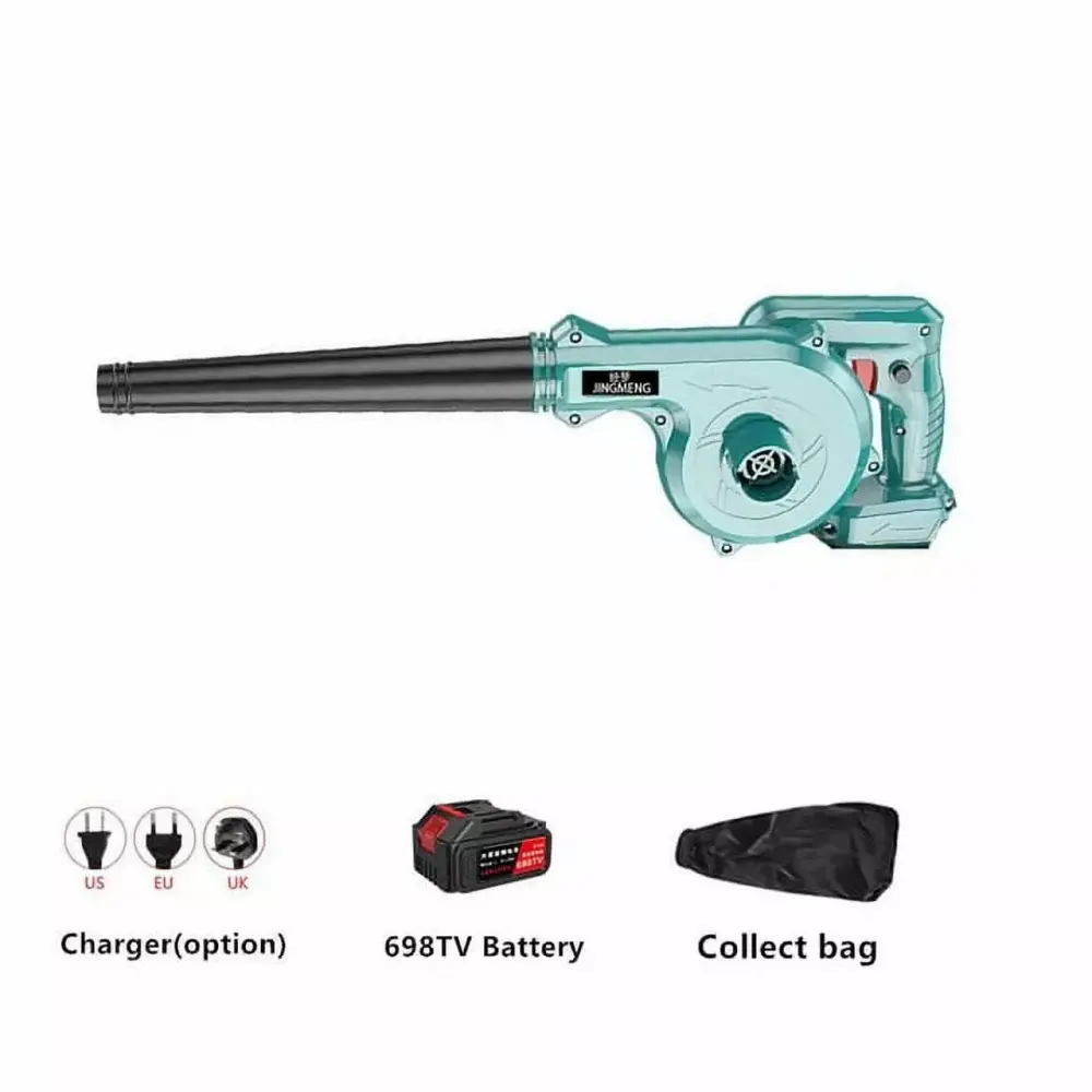 Air Blower Garden Cordless Vacuum Cleaner Handheld Power Tool Battery Dust and Computer Cleaning Eu