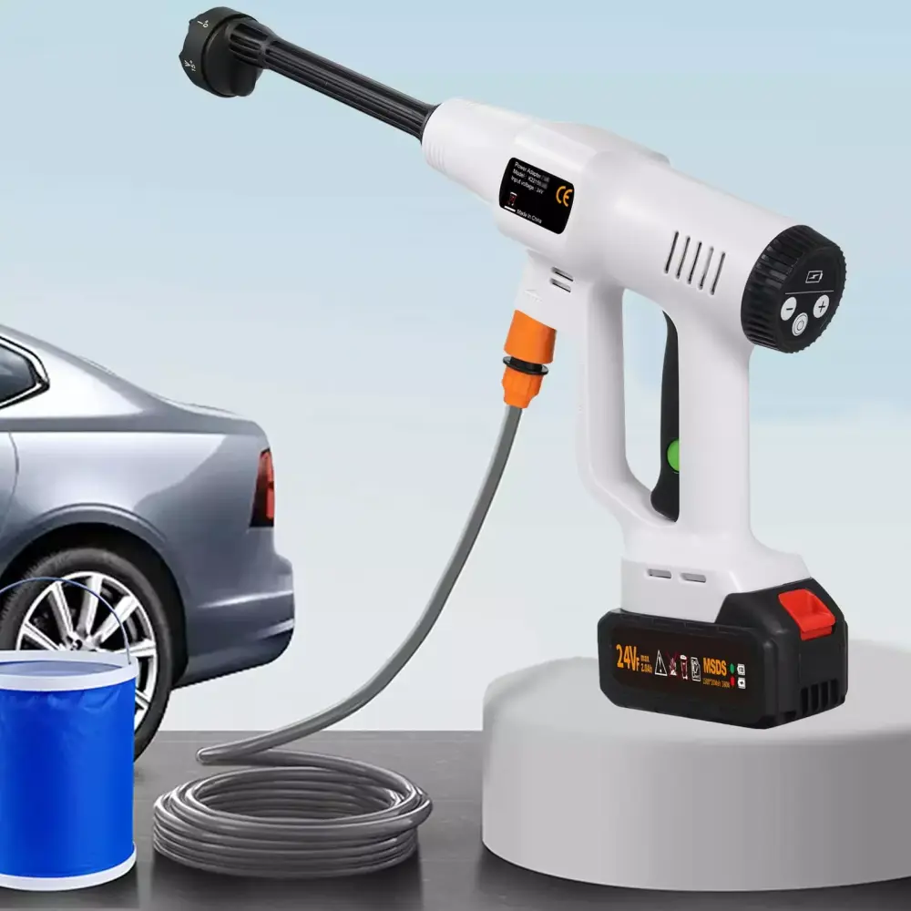 Travel-friendly LCD Display Car Floor Cleaner 1500*10mah Battery and Protectty Lock Eu