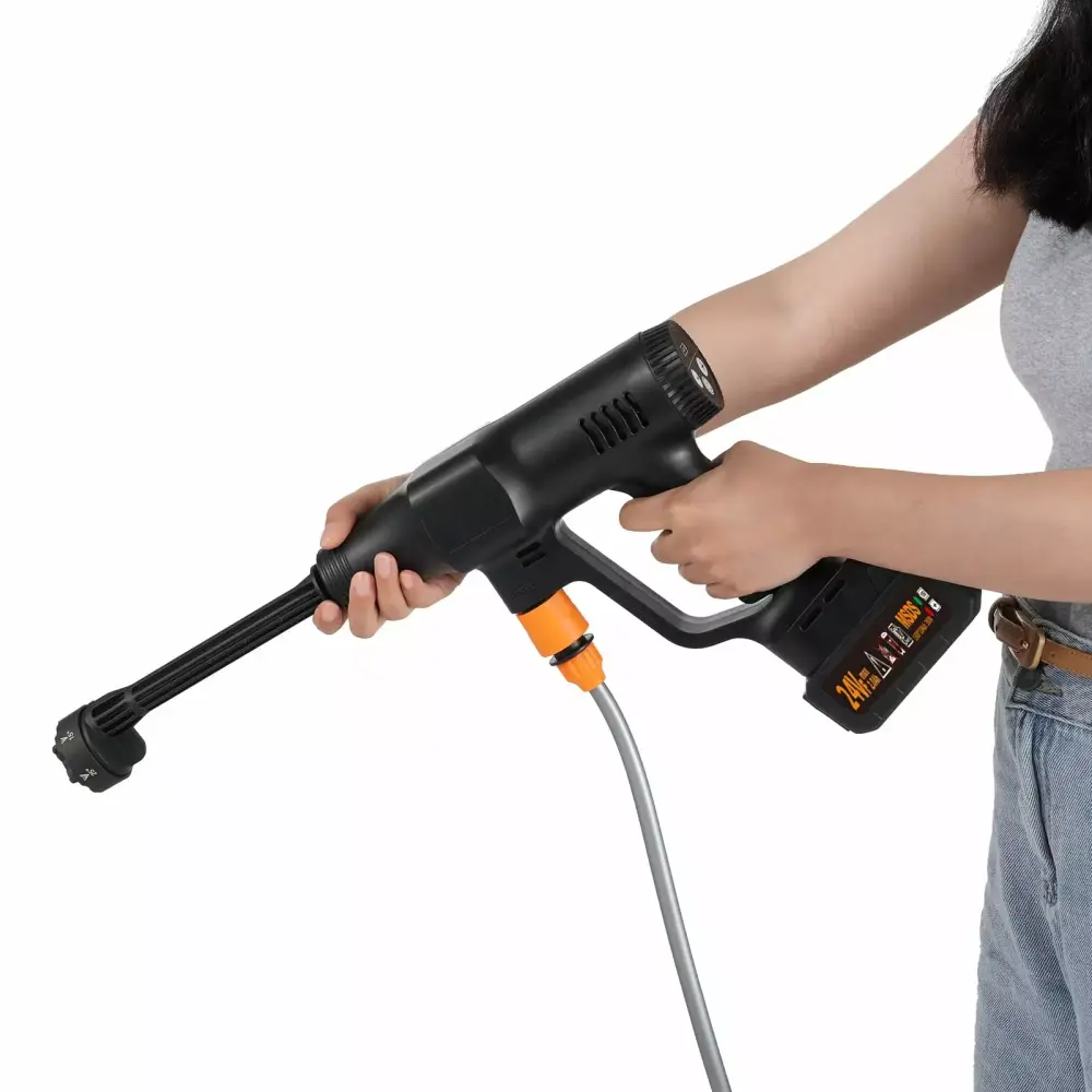 Travel-friendly LCD Display Car Floor Cleaner 1500*10mah Battery Eu