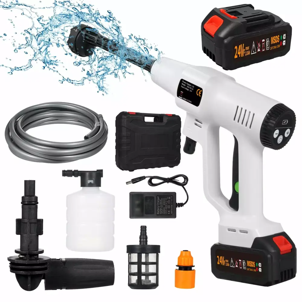 Aumotop 1500mAh LCD Display Handheld Pressure Washer Cars and Floors Us