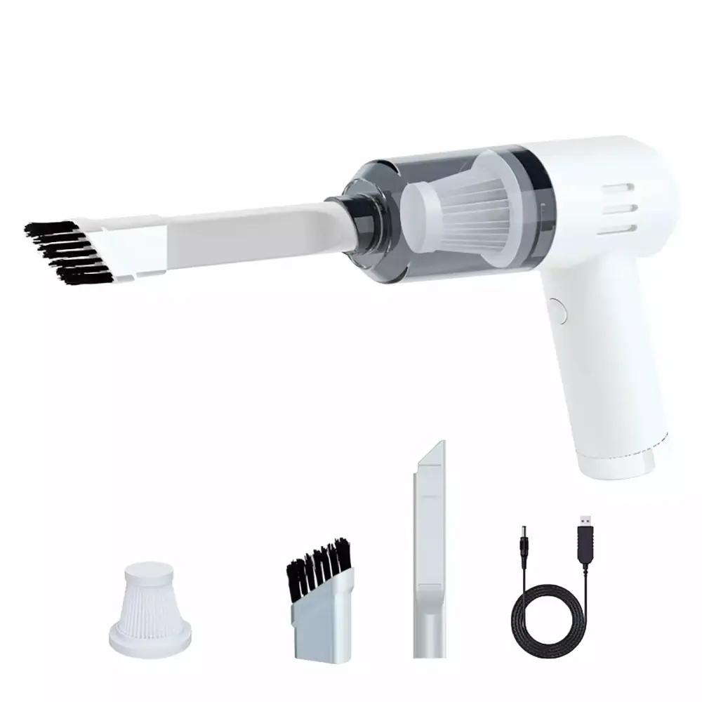 Dopebox All Purpose Cleaner Car Vacuum Cleaner Wireless Travel-friendly Handheld Spray White