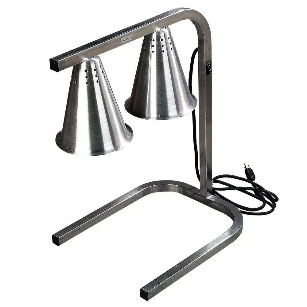 Carlisle 2 Bulb Heat Lamp Flare Shade Food Warming and Buffets