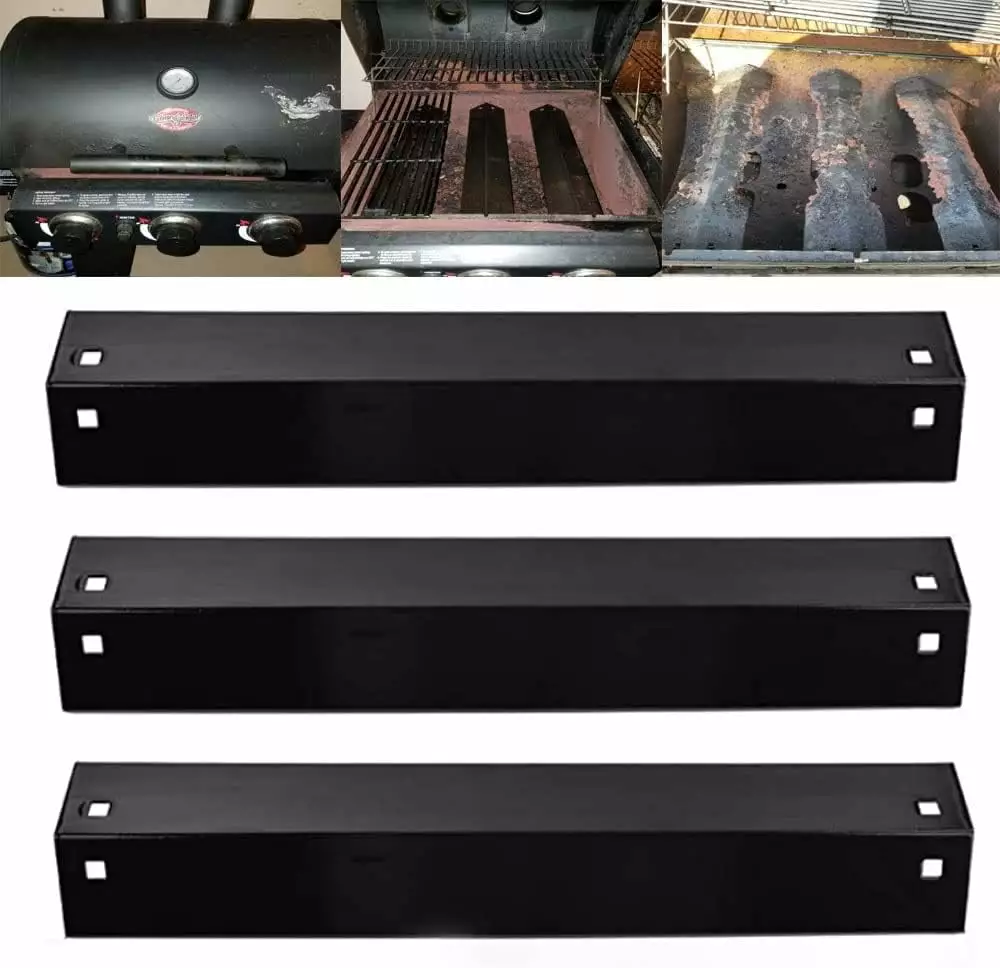 18 15/16 Inch Porcelain Steel Heat Plates Chargriller 5050 3001 3008 Models AlxTong