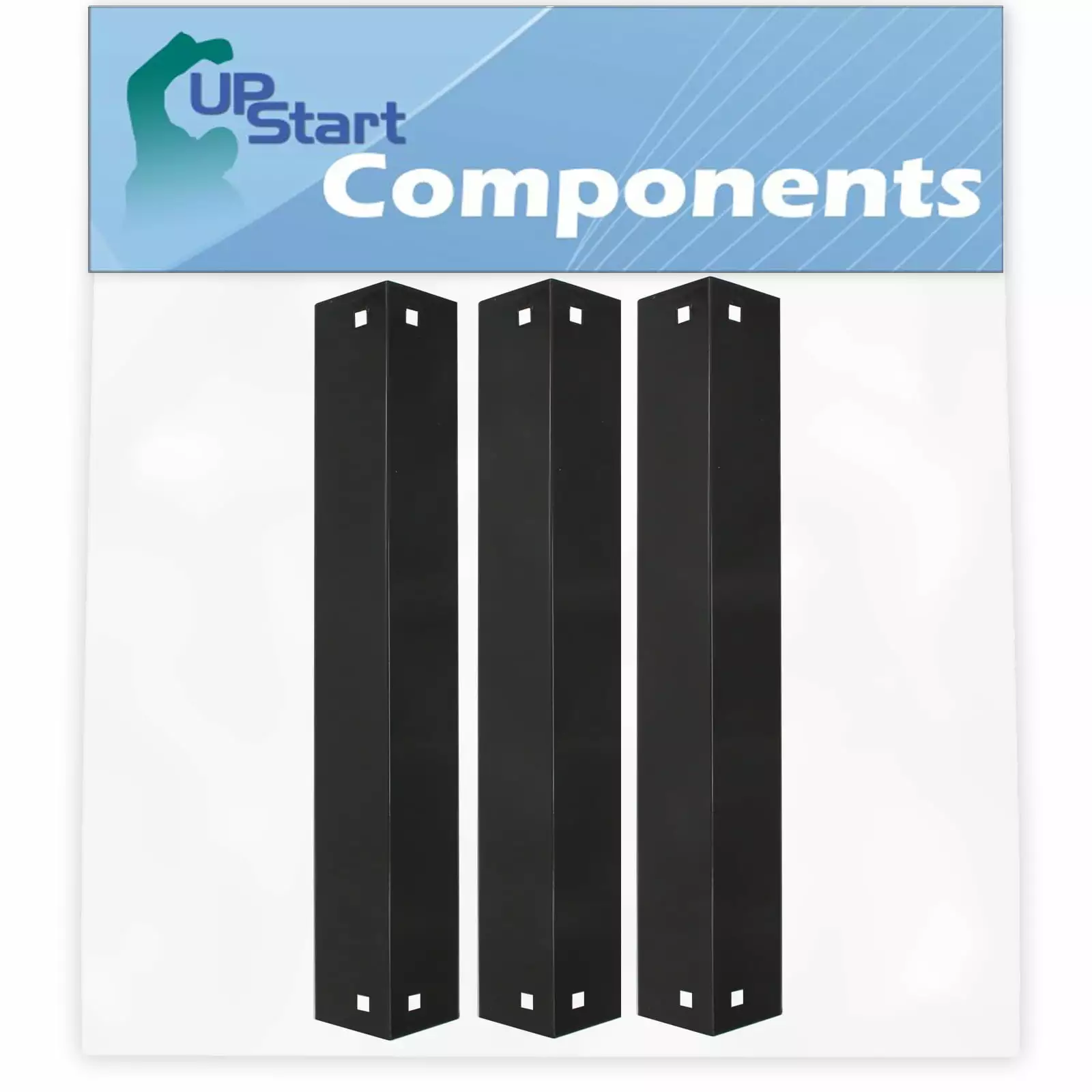 3-Pack BBQ Grill Heat Shield Plate Tent Replacement Chargriller 5050 Models UpStart Components