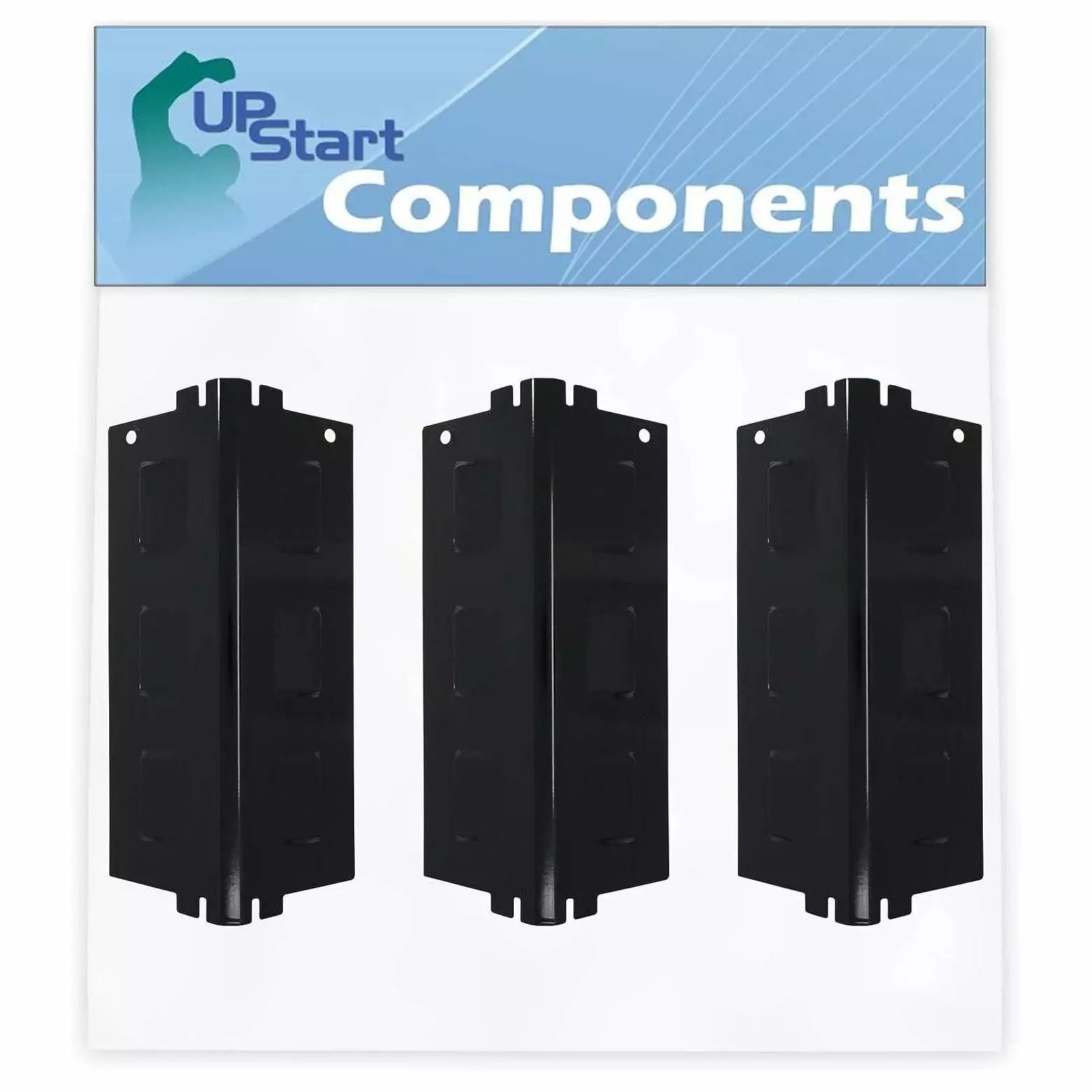 3-Pack BBQ Grill Heat Shield Plate Tent Replacement Parts Charbroil 463453306 Cintbllter