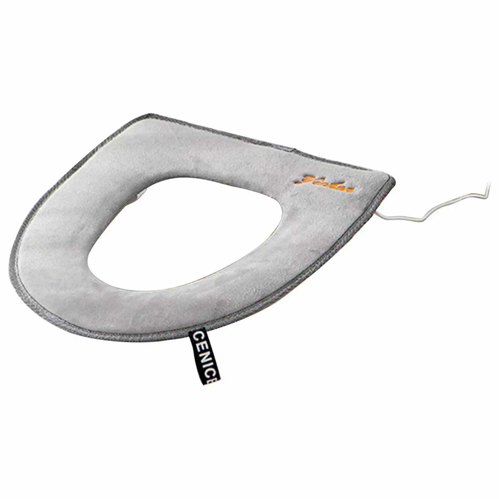 Jubipavy USB Intelligent Heated Toilet Seat Cover Handle Plush Winter