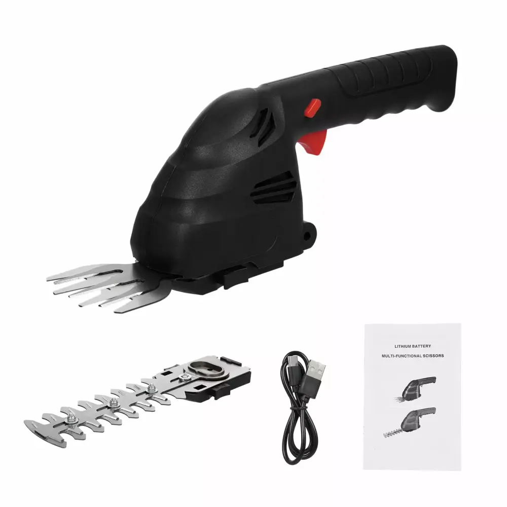 Lepmerk Hedge Trimmer 2.0Ah Battery Trimming Shrubs Grass and Bushes With