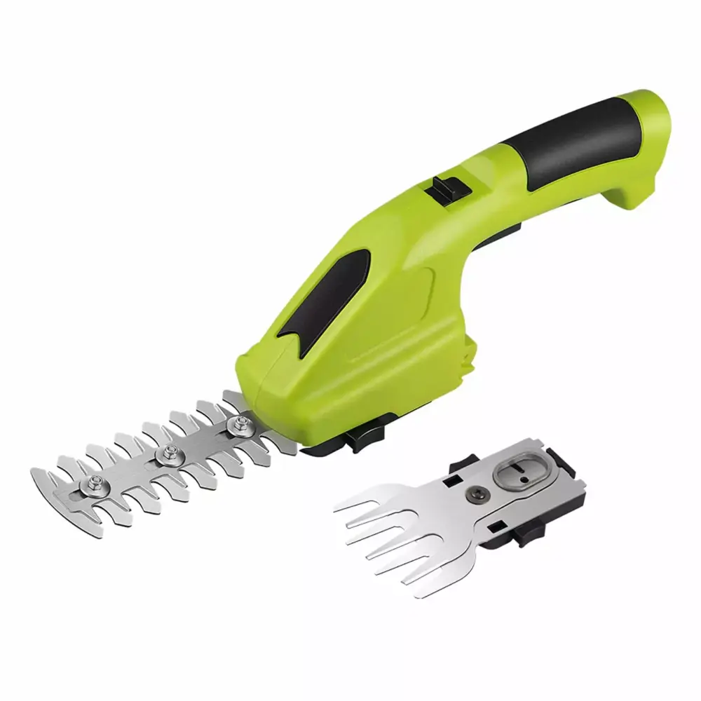 Yolaird Cordless Grass Shears 2--1 Electric Mini Hedge Trimmer Handheld Grass Hedge Cutter