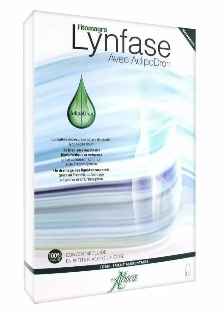 Aboca Fitomagra Lynfase 12 Flasks Herbal Supplement Digestive Health