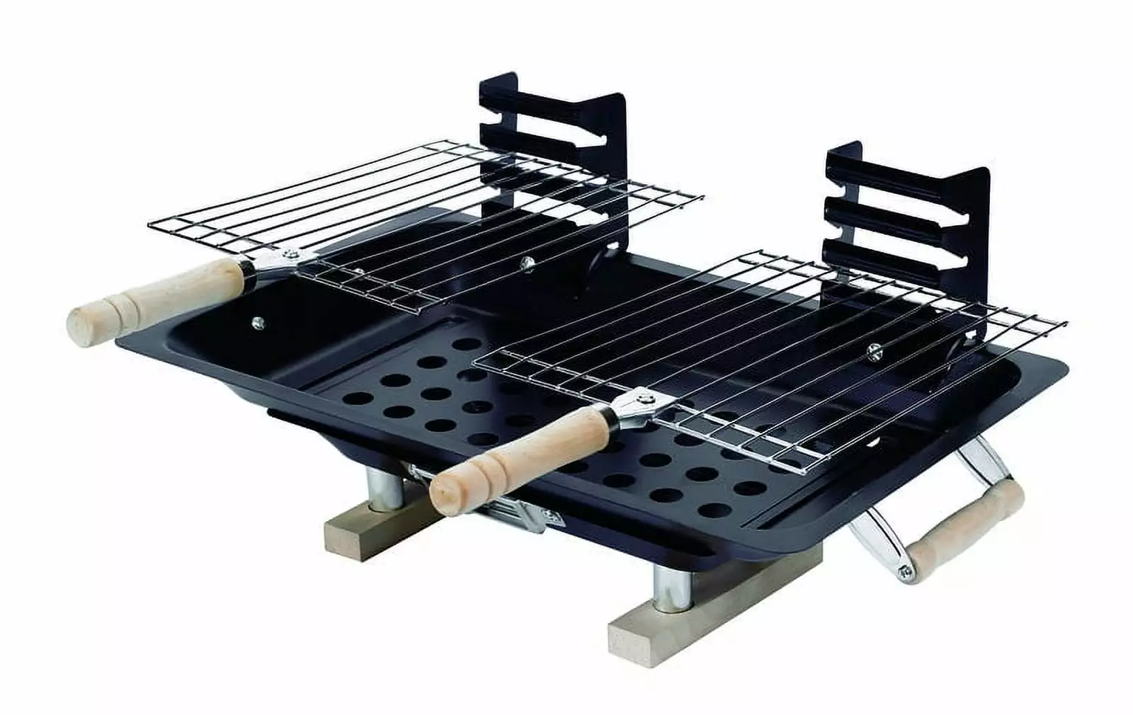 Marsh Allan 30002 Steel Hibachi Charcoal Grill Black Akerue Industries