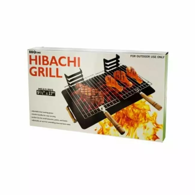 Kole Imports Hibachi Grill Pack 2 Outdoor Cooking
