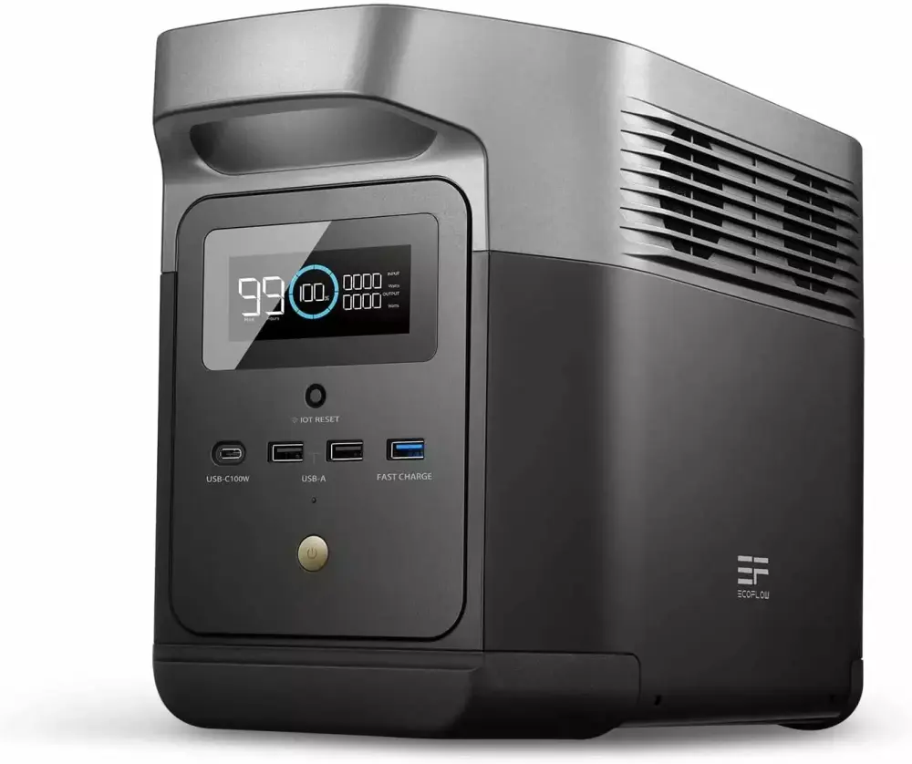 EcoFlow DELTA Mini 882Wh Solar Generator 1400W AC Output Camping Home Backup and RV