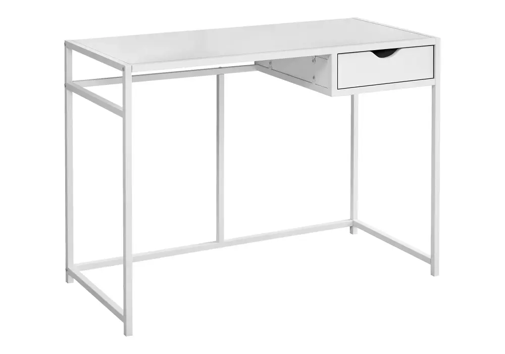Computer Desk Home Office, 1 Storage Drawer, Contemporary & Minimalist | Assembly Required