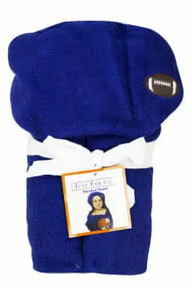 Just Kids Play Ball Embroidered Hooded Towel Blue Jay Franco